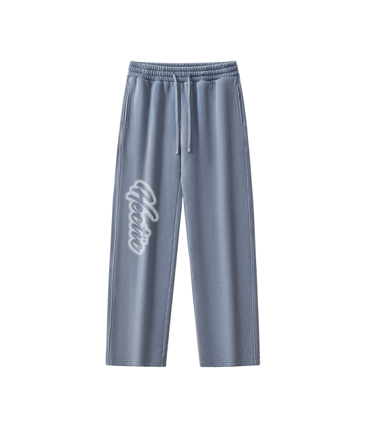Blue Day Sweats - White