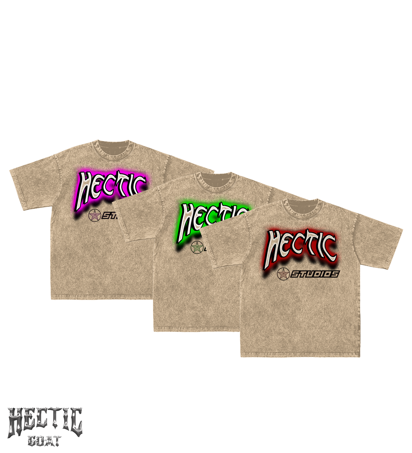 HECTIC STUDIOS - GREEN Oversized T